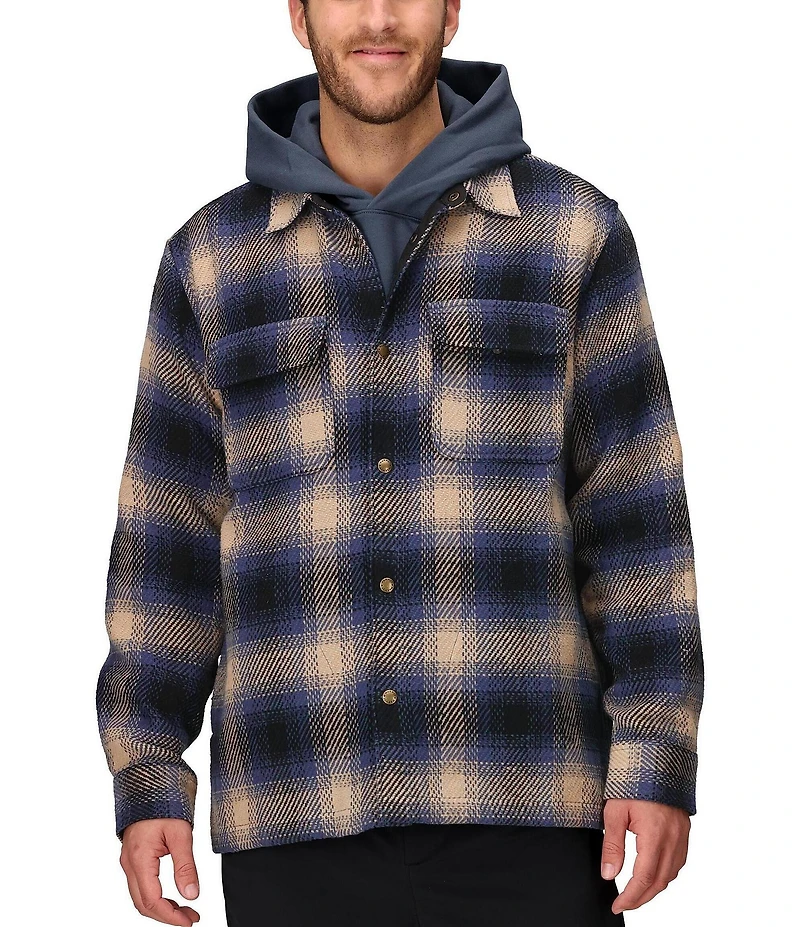 Marmot Open Weave Heavyweight Plaid Flannel Shirt