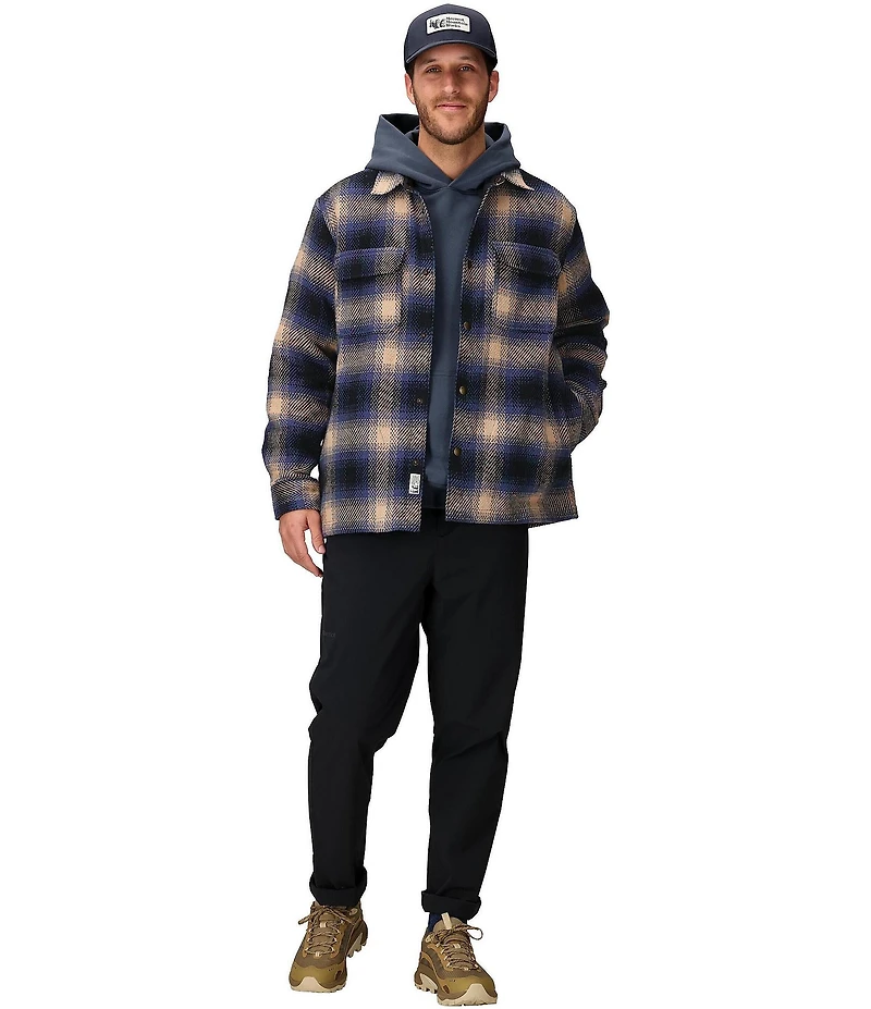 Marmot Open Weave Heavyweight Plaid Flannel Shirt