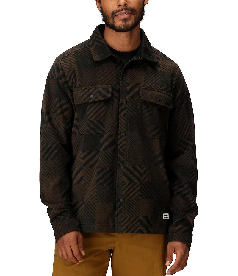 Marmot Patchwork Felton Fleece Long Sleeve Woven Shirt