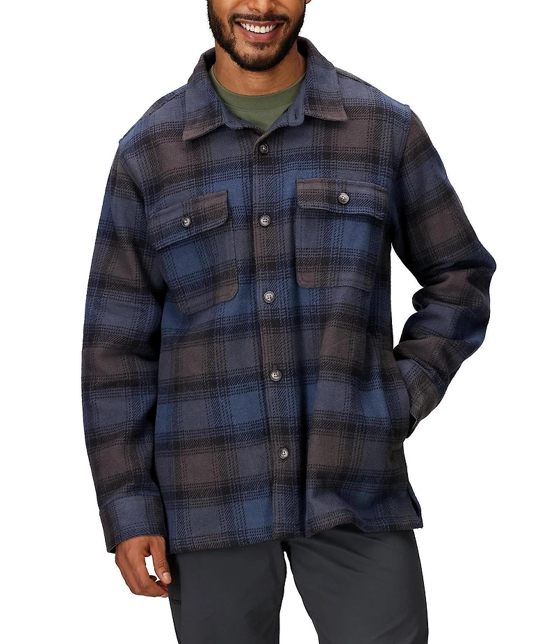 Marmot Plaid Pinecrest Heavyweight Flannel Overshirt
