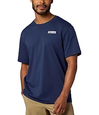 Marmot Scenic Graphic Stretch Ribbed Crew Neck Short Sleeve T-Shirt