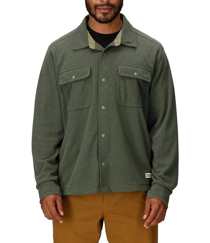 Marmot Solid Felton Fleece Long Sleeve Woven Shirt
