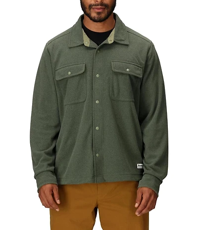 Marmot Solid Felton Fleece Long Sleeve Woven Shirt
