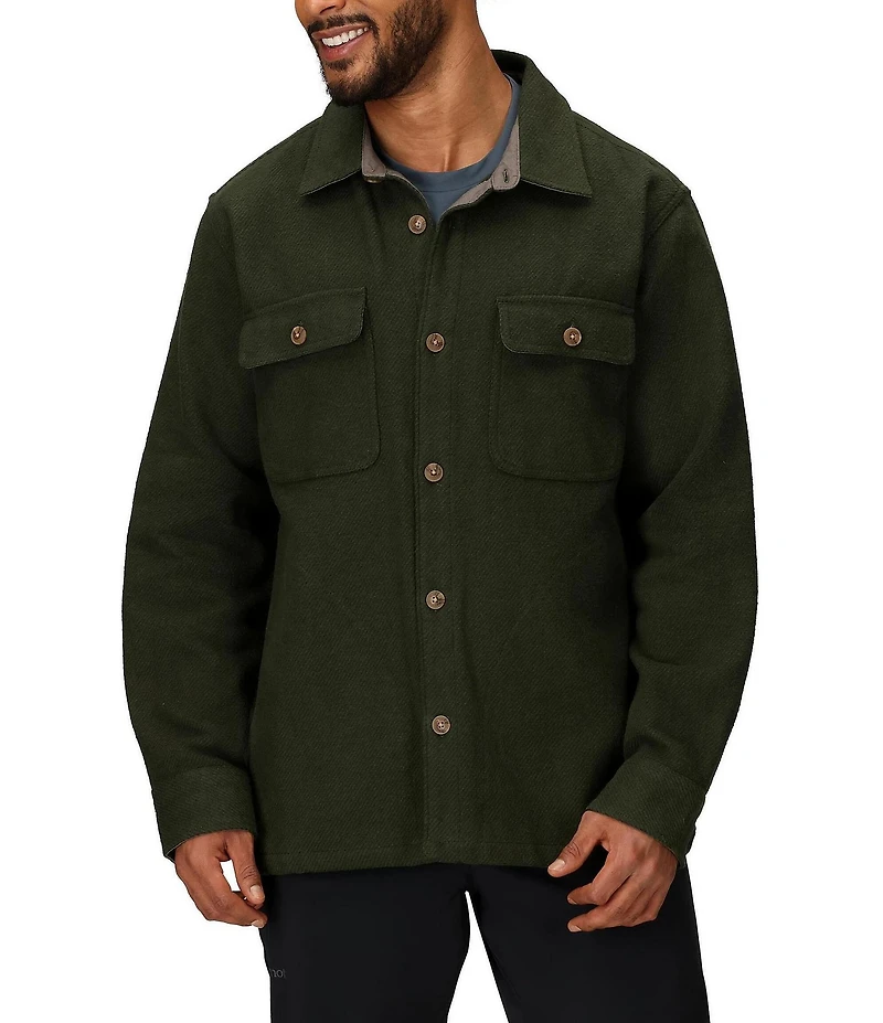 Marmot Solid Pinecrest Heavyweight Flannel Overshirt