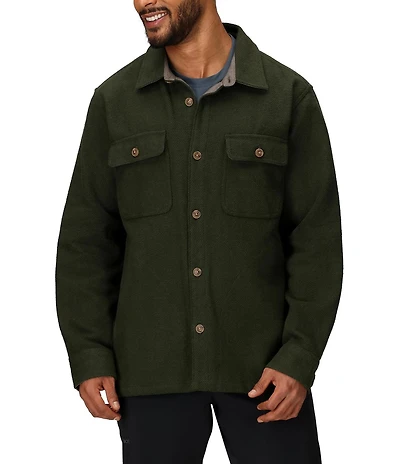 Marmot Solid Pinecrest Heavyweight Flannel Overshirt