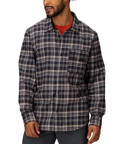 Marmot Stonepeak Lightweight Performance Plaid Flannel Long Sleeve Shirt