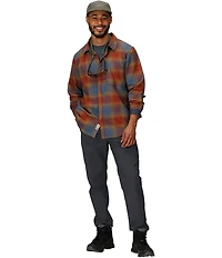 Marmot Stonepeak Lightweight Performance Plaid Print Flannel Long Sleeve Shirt