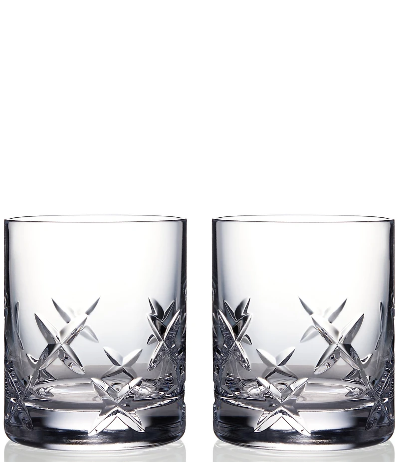 Marquis by Collection Riverdale Collection Crystal Double-old Fashion, Set of 2