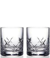 Marquis by Collection Riverdale Collection Crystal Double-old Fashion, Set of 2