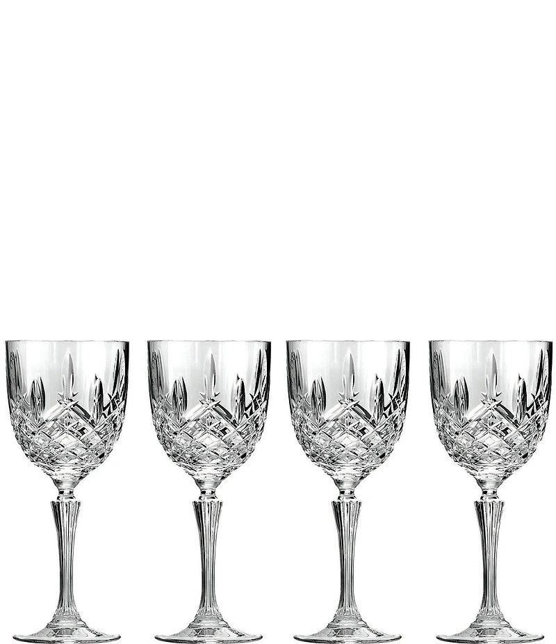 Marquis by Waterford Markham 4-Piece Traditional Crystal Wine Glass Set