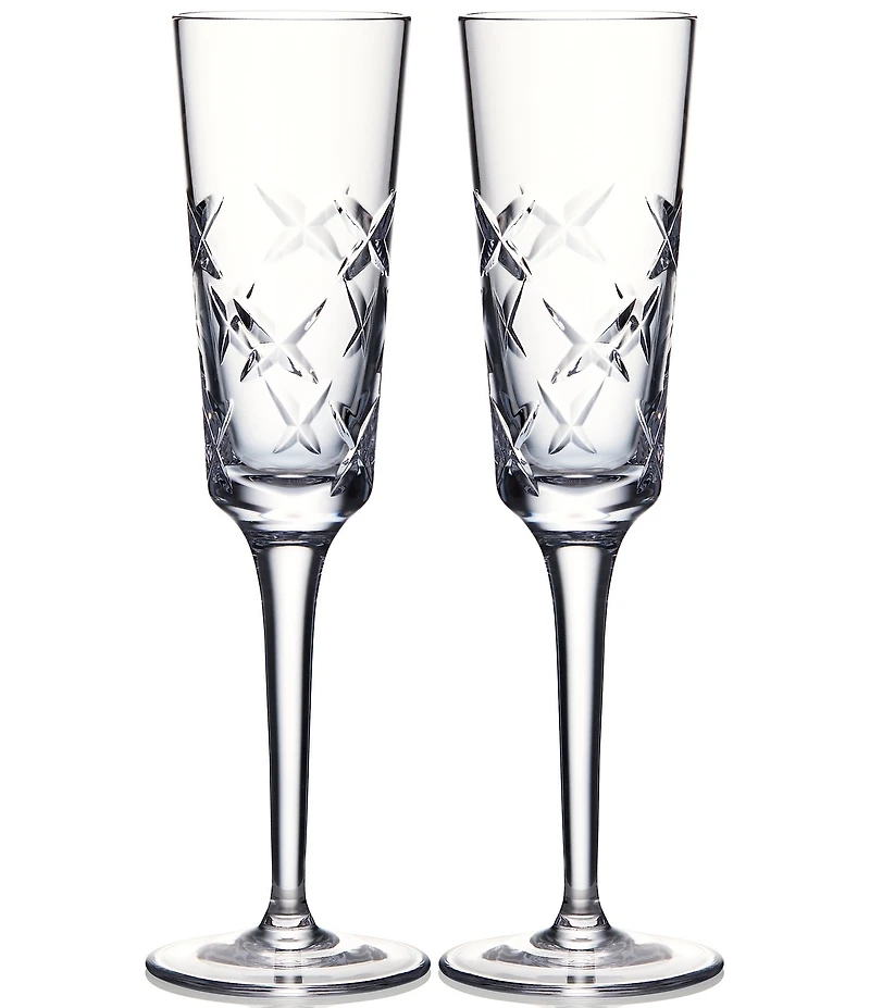 Marquis by Waterford Riverdale Collection Crystal Flutes, Set of 2