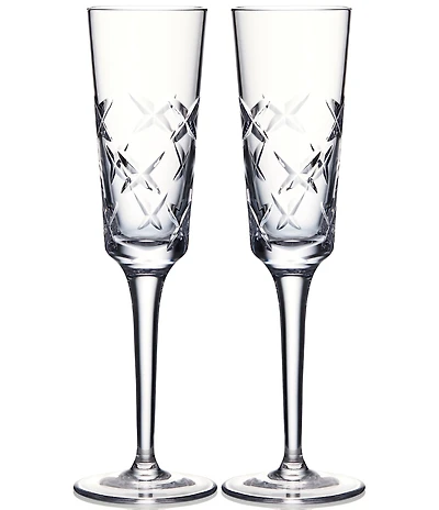 Marquis by Waterford Riverdale Collection Crystal Flutes, Set of 2