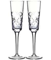 Marquis by Waterford Riverdale Collection Crystal Flutes, Set of 2
