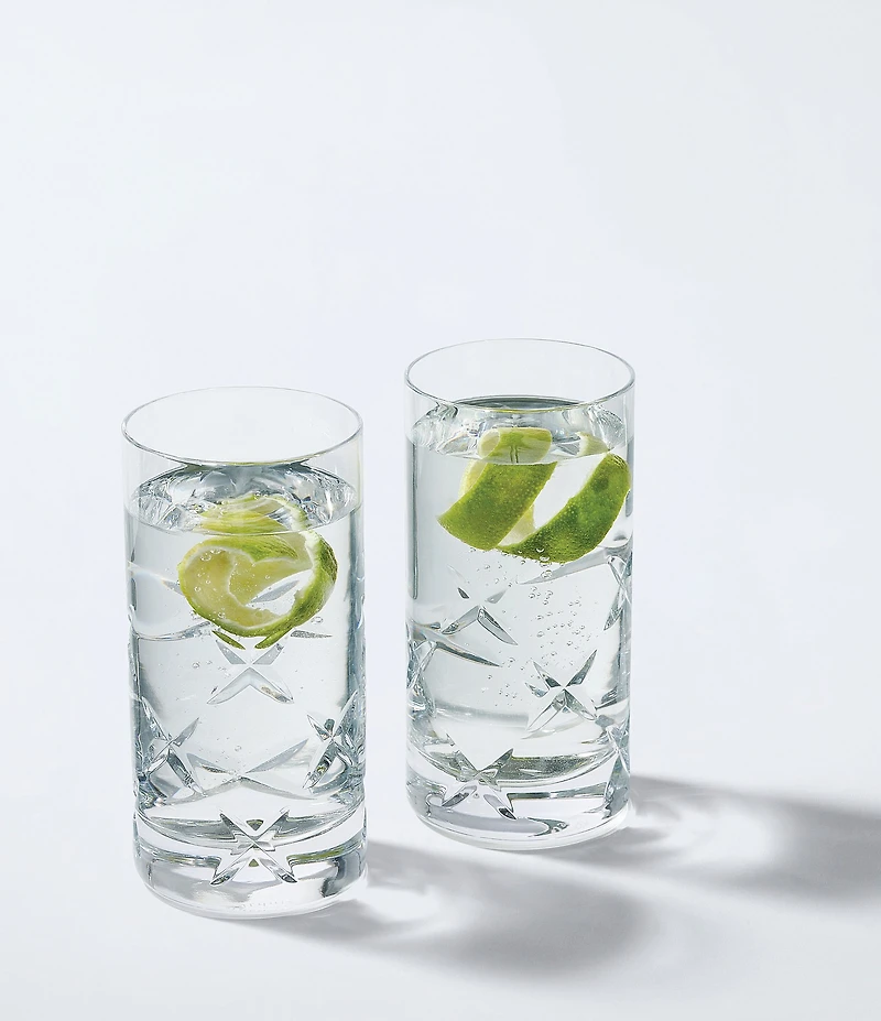 Marquis by Waterford Riverdale Collection Crystal Highball, Set of 2