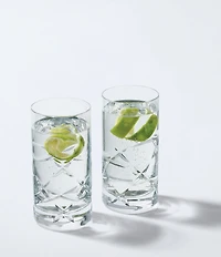 Marquis by Waterford Riverdale Collection Crystal Highball, Set of 2