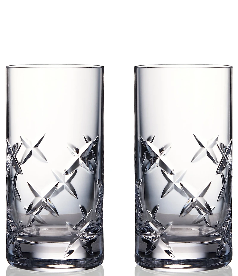 Marquis by Waterford Riverdale Collection Crystal Highball, Set of 2