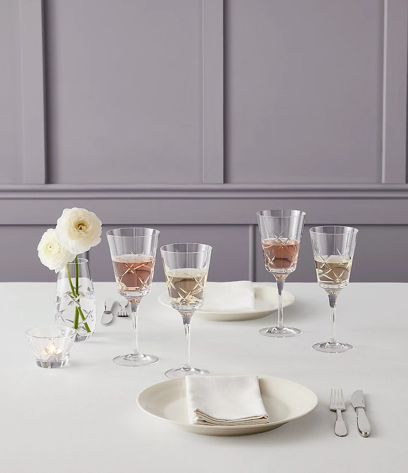 Marquis by Waterford Riverdale Collection Crystal Red Wine Glasses, Set of 2