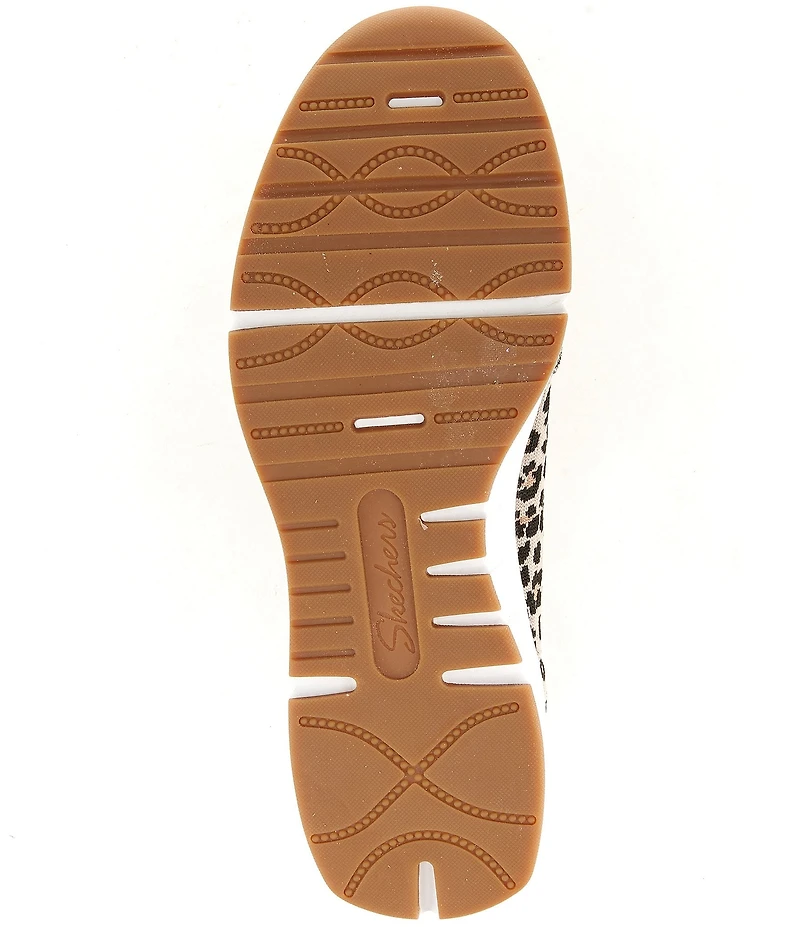 Skechers x Martha Stewart Women's Arch Fit Living Leopard Bow Skimmer Flats