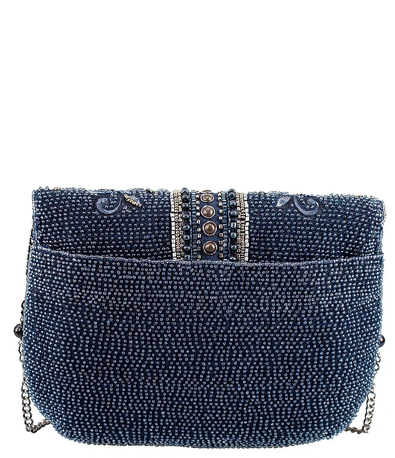 Mary Frances Alchemy Beaded Butterfly Floral Crossbody Bag