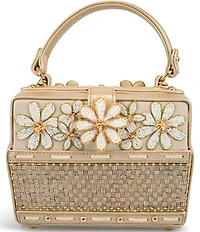 Mary Frances Basket of Sunshine Beaded Floral Convertible Bag