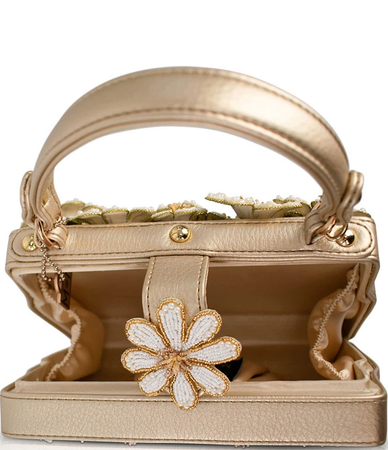 Mary Frances Basket of Sunshine Beaded Floral Convertible Bag