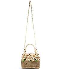 Mary Frances Basket of Sunshine Beaded Floral Convertible Bag