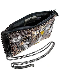Mary Frances Bee Awesome Beaded Crossbody Phone Bag
