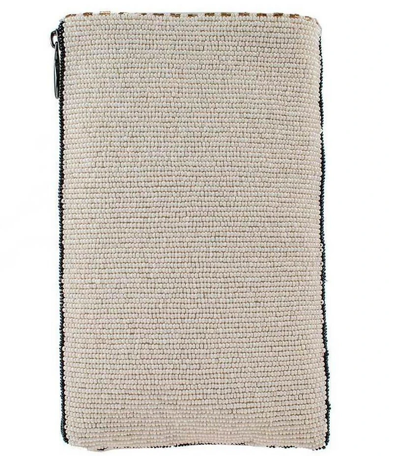 Mary Frances Breezy Beaded Embroidered Floral Crossbody Phone Bag