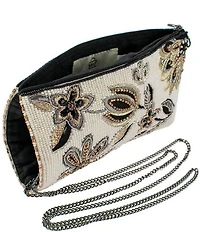 Mary Frances Breezy Beaded Embroidered Floral Crossbody Phone Bag