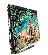 Mary Frances Cowgirl Beaded Western Crossbody Bag