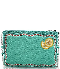 Mary Frances Crack Me Up Lobster Beaded Shoulder Bag