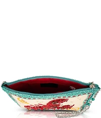 Mary Frances Crack Me Up Lobster Beaded Shoulder Bag