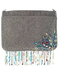 Mary Frances Dazzler Rhinestone Fringe Crossbody Bag