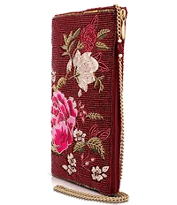 Mary Frances Eastern Bloom Beaded Versatile Crossbody Bag