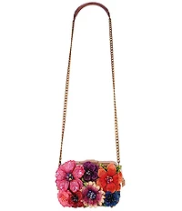 Mary Frances Fresh Picked Floral Beaded Rhinestoned Crossbody Bag
