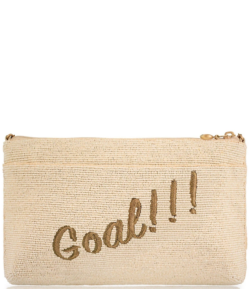 Mary Frances Goal! Beaded Soccer Crossbody Bag