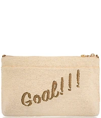 Mary Frances Goal! Beaded Soccer Crossbody Bag