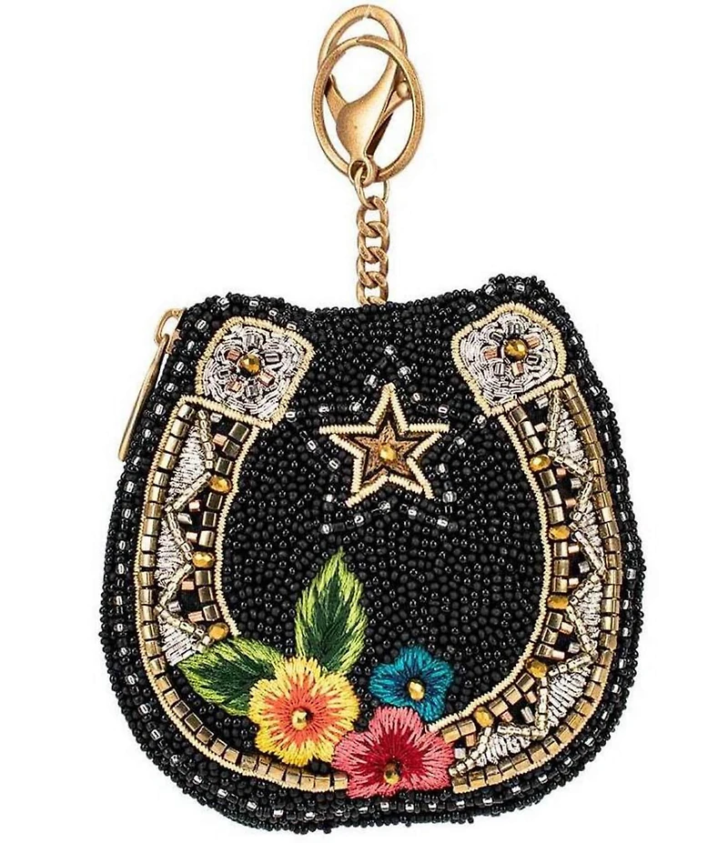 Mary Frances Good Luck Horse Shoe Novelty Clip-On Coin Purse