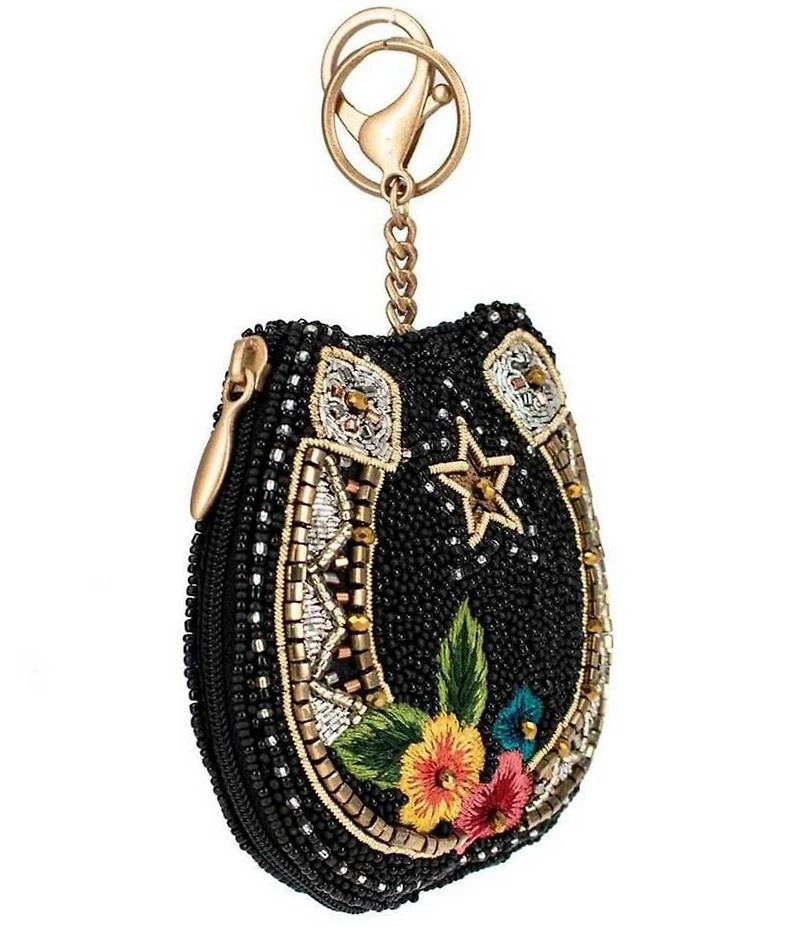 Mary Frances Good Luck Horse Shoe Novelty Clip-On Coin Purse