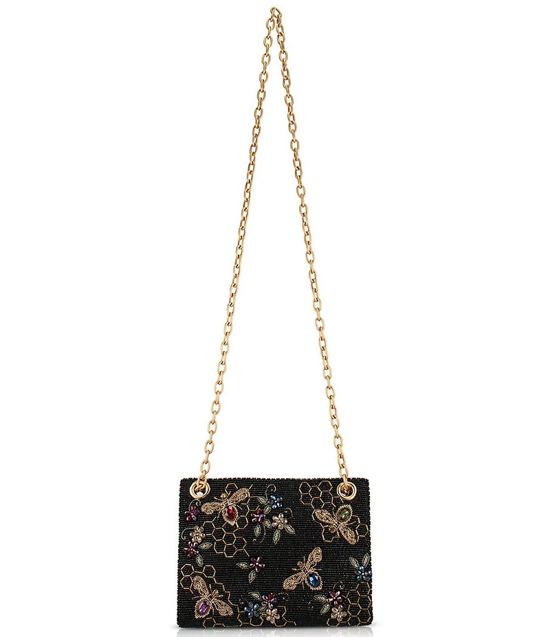 Mary Frances Haute Hive Beaded Bee Shoulder Bag