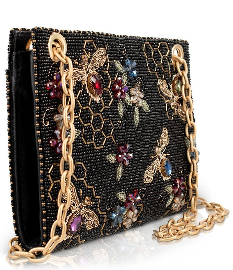 Mary Frances Haute Hive Beaded Bee Shoulder Bag