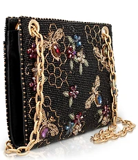 Mary Frances Haute Hive Beaded Bee Shoulder Bag