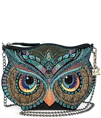 Mary Frances Head Turner Beaded Crossbody Bag