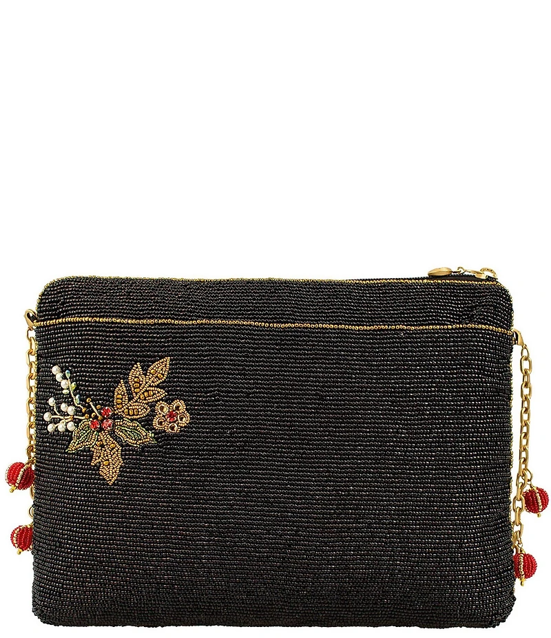Mary Frances Holiday Magic Beaded Rhinestoned Crossbody Bag