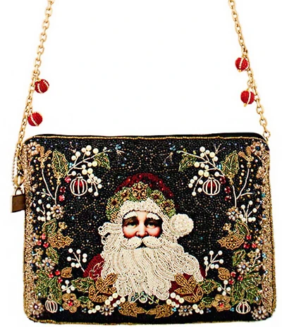 Mary Frances Holiday Magic Beaded Rhinestoned Crossbody Bag