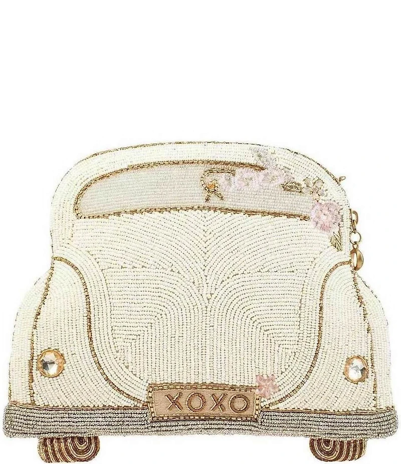 Mary Frances Just Married Beaded Car Crossbody Bag