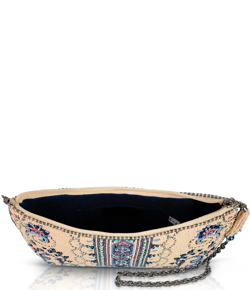 Mary Frances Mediterranean Mood Beaded Crossbody Bag
