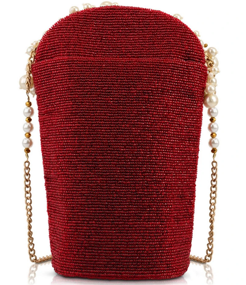 Mary Frances Movie Night Beaded Novelty Crossbody Bag