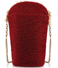 Mary Frances Movie Night Beaded Novelty Crossbody Bag
