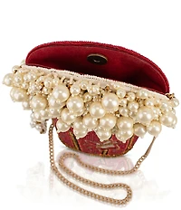 Mary Frances Movie Night Beaded Novelty Crossbody Bag